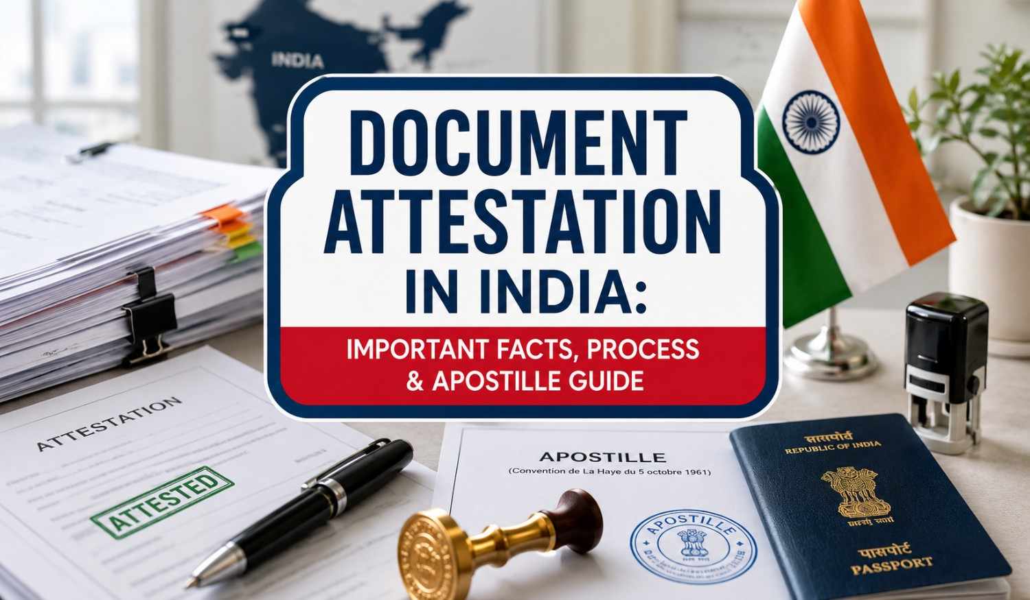 Document Attestation in India - Important Facts, Process & Apostille Guide