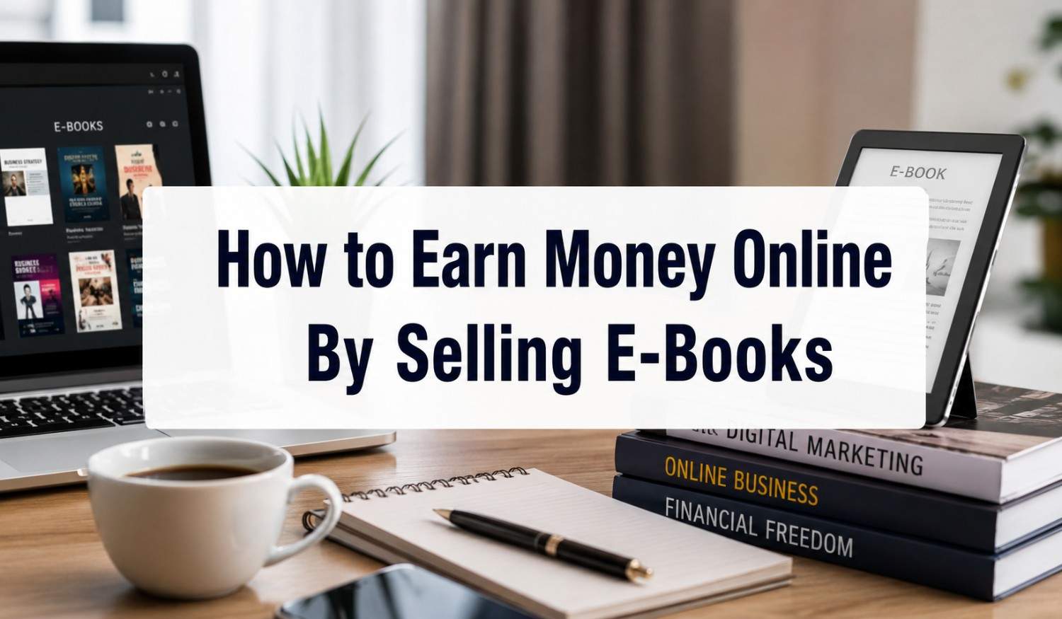 How to Earn Money Online By Selling E-Books