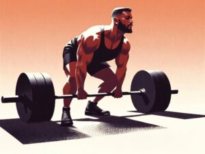 Barbell vintage gym barbell