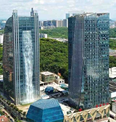 China claims world’s biggest man-made waterfall