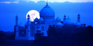 Taj Mahal in Full Moon