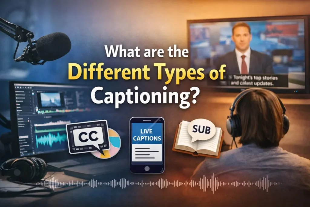 Different Types of Captioning