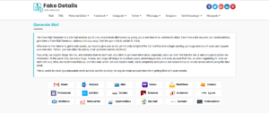 Fake Email Generator