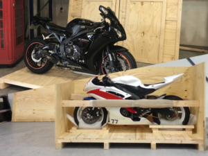 Bike wheel chock