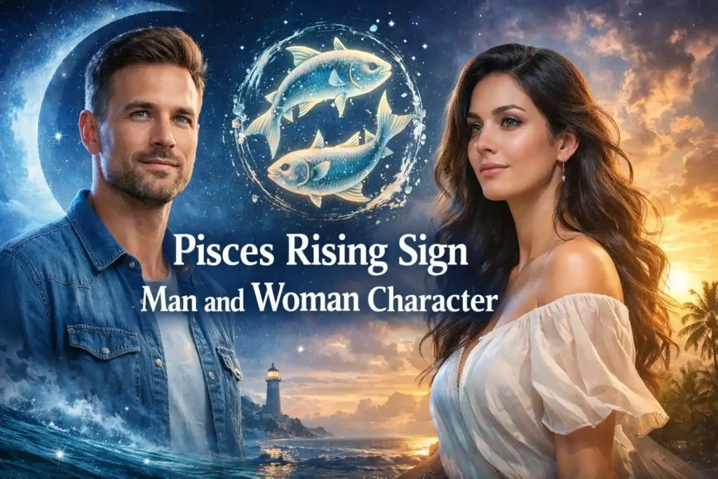 Pisces Rising Sign Man and Woman Character