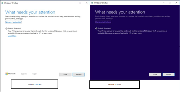 Your PC has a driver or service that isn&#39;t ready - Realtek Bluetooth