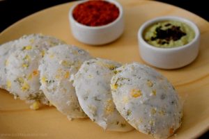 Idli with achar