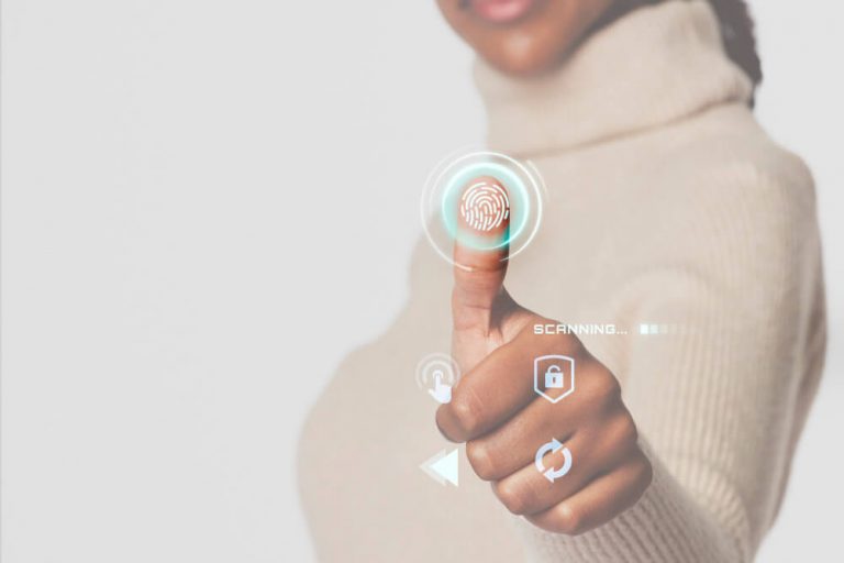 woman-scanning-fingerprint-with-futuristic-interface-smart-technology