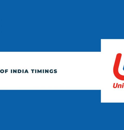 Union-bank-Of-India-Timings