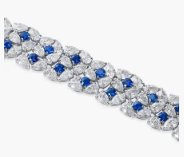 Oceanic Delight Of Blue Diamonds
