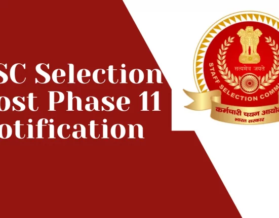 SSC Selection Post Phase 11