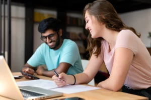 college-girl-boy-studying-together