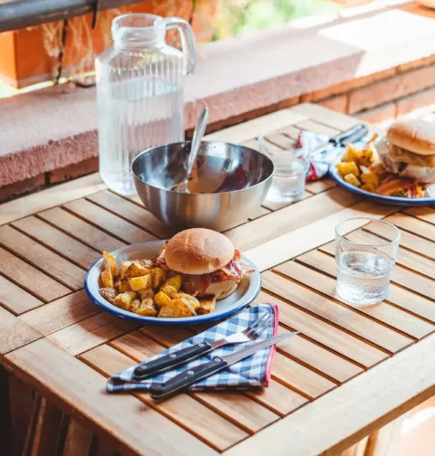 Outdoor Space with Kitchen Kits