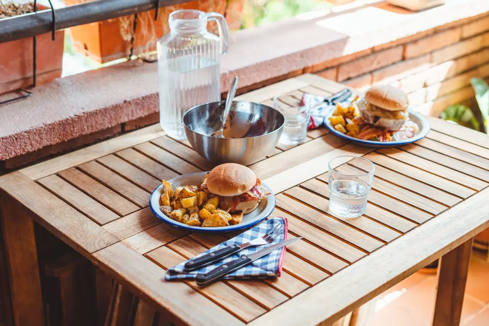 Outdoor Space with Kitchen Kits