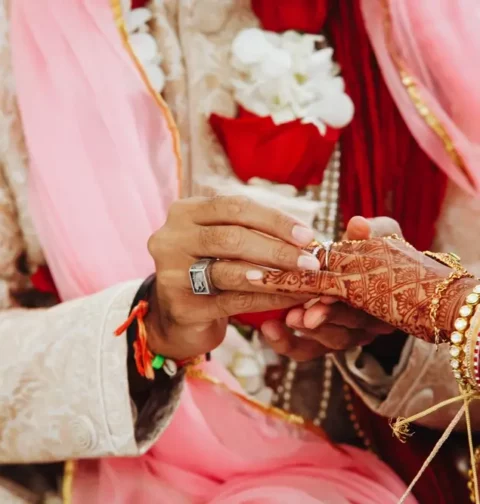 wedding-ritual-putting-ring-finger-india