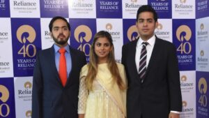 Akash, Anant, Isha Ambani