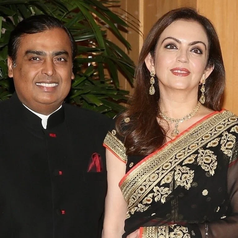 Mukesh Ambani and Nita Ambani Image