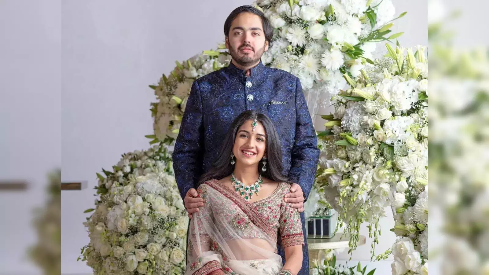 Radhika Merchant And Anant Ambani Engagement Pics