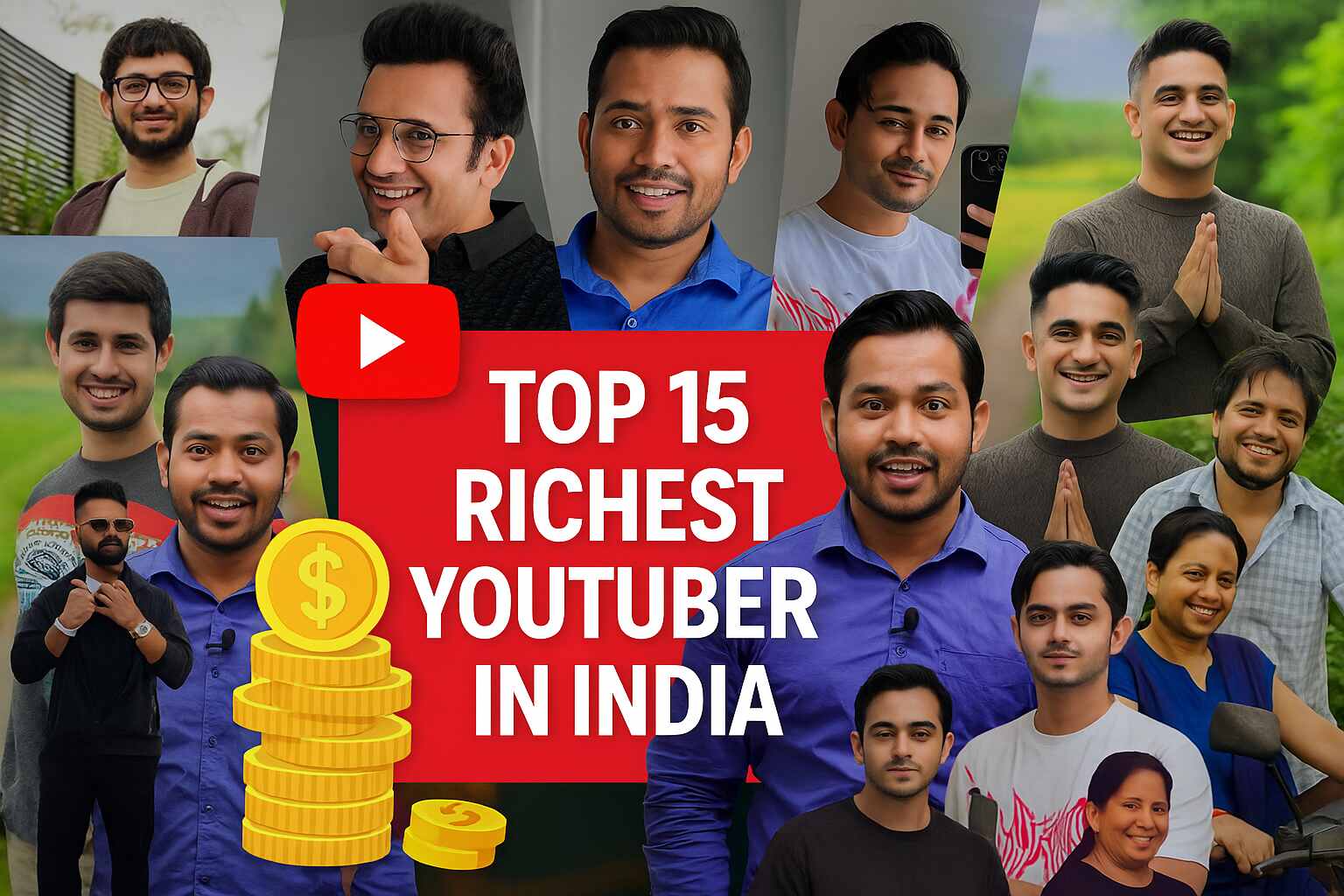 Top Richest YouTubers in India