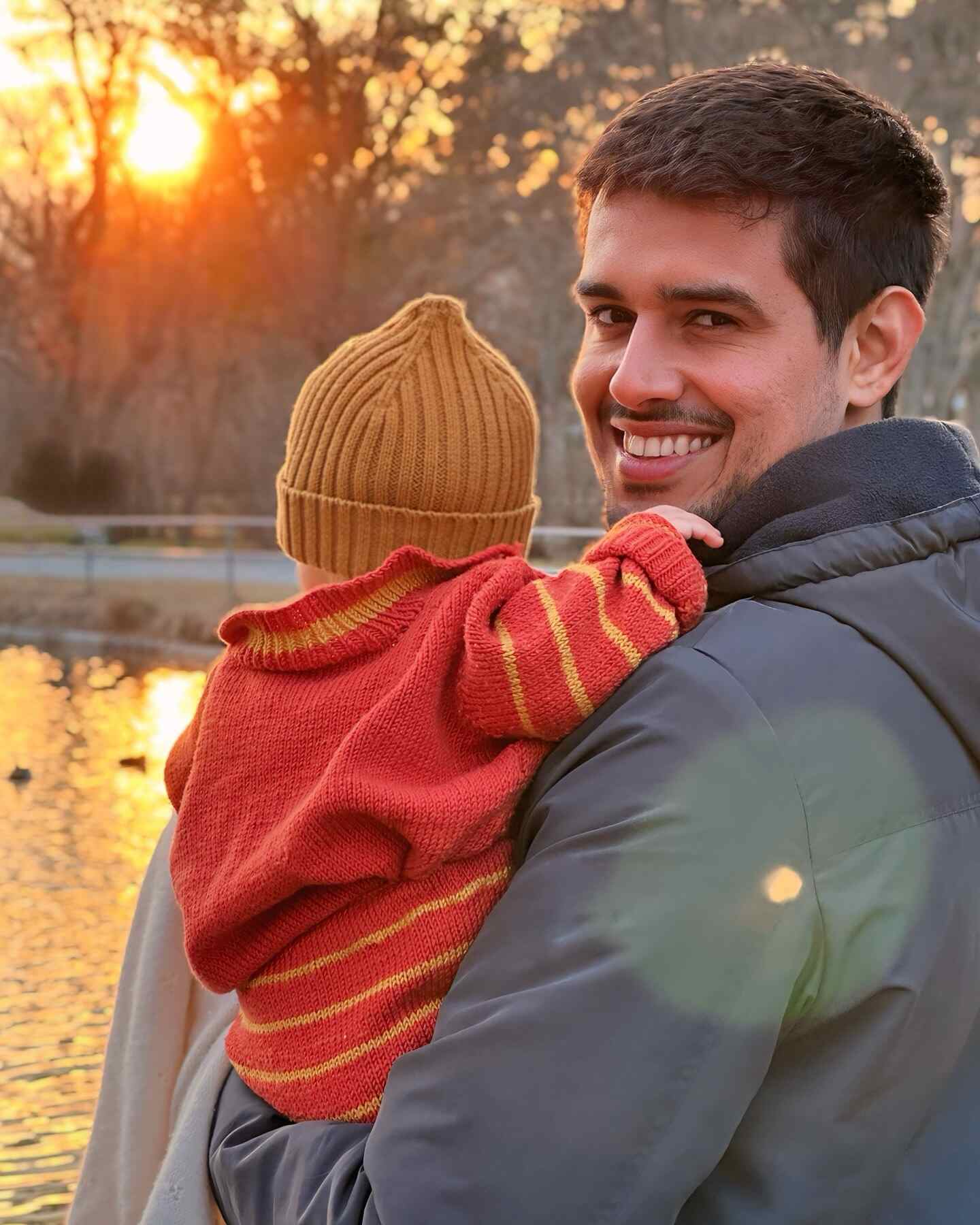 Dhruv Rathee and His Son