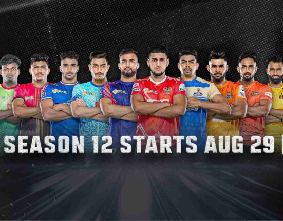 Pro Kabaddi (PKL Season 12) 2025 Schedule PDF Download