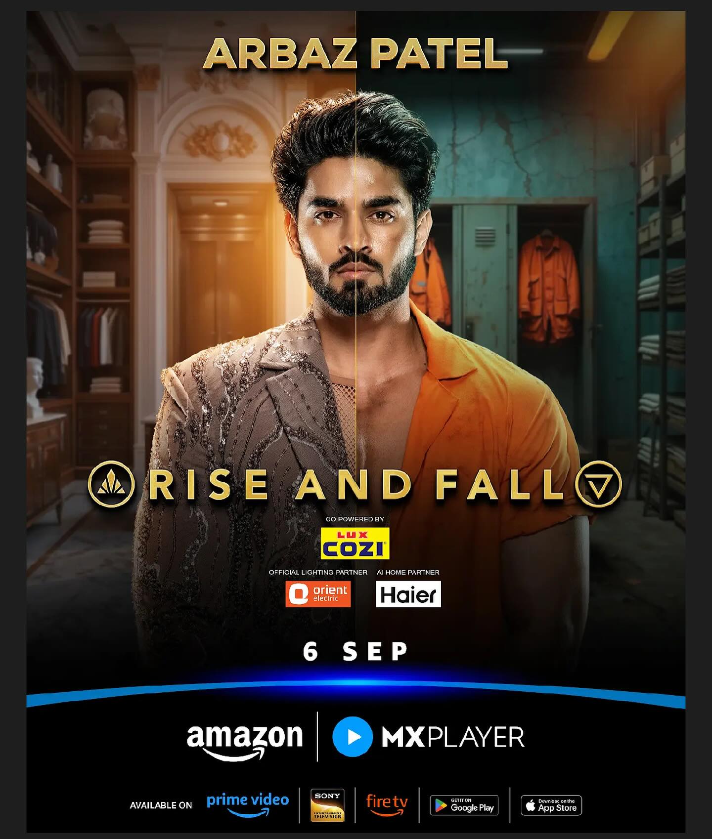 Arbaaz Patel in Rise & Fall Season 1