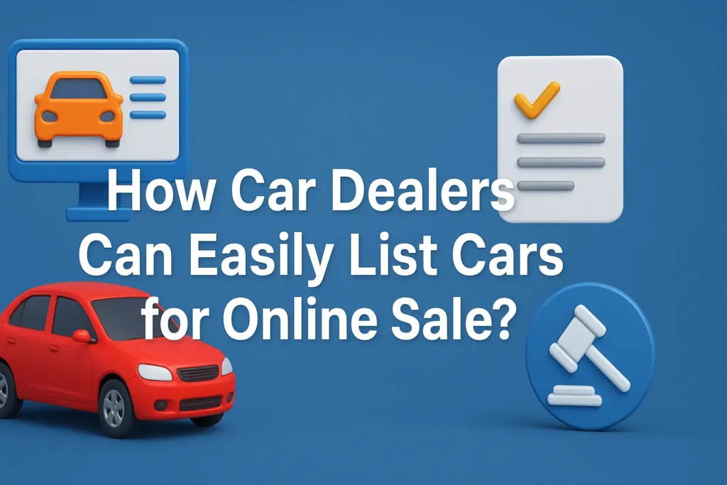 Car Dealers Can Easily List Cars for Online Sale
