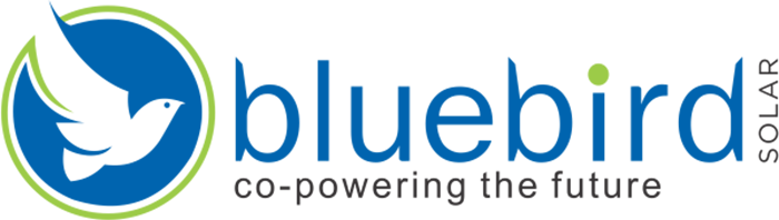 bluebird solar logo
