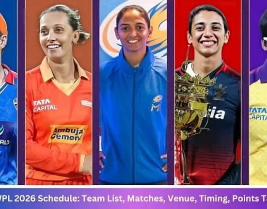 WPL Full Schedule 2026