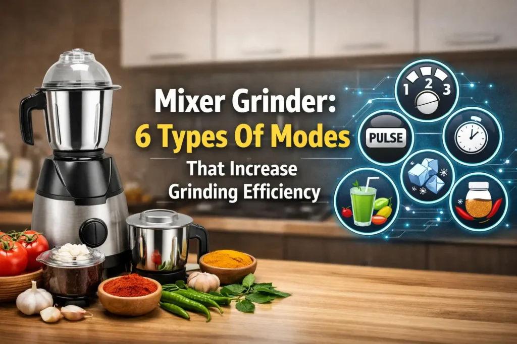 Mixer Grinder Types of Modes