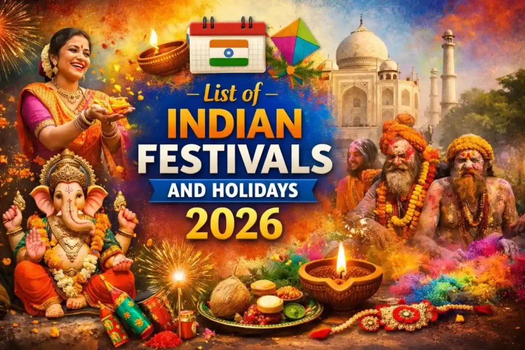 List of Indian Festivals and Holidays 2026