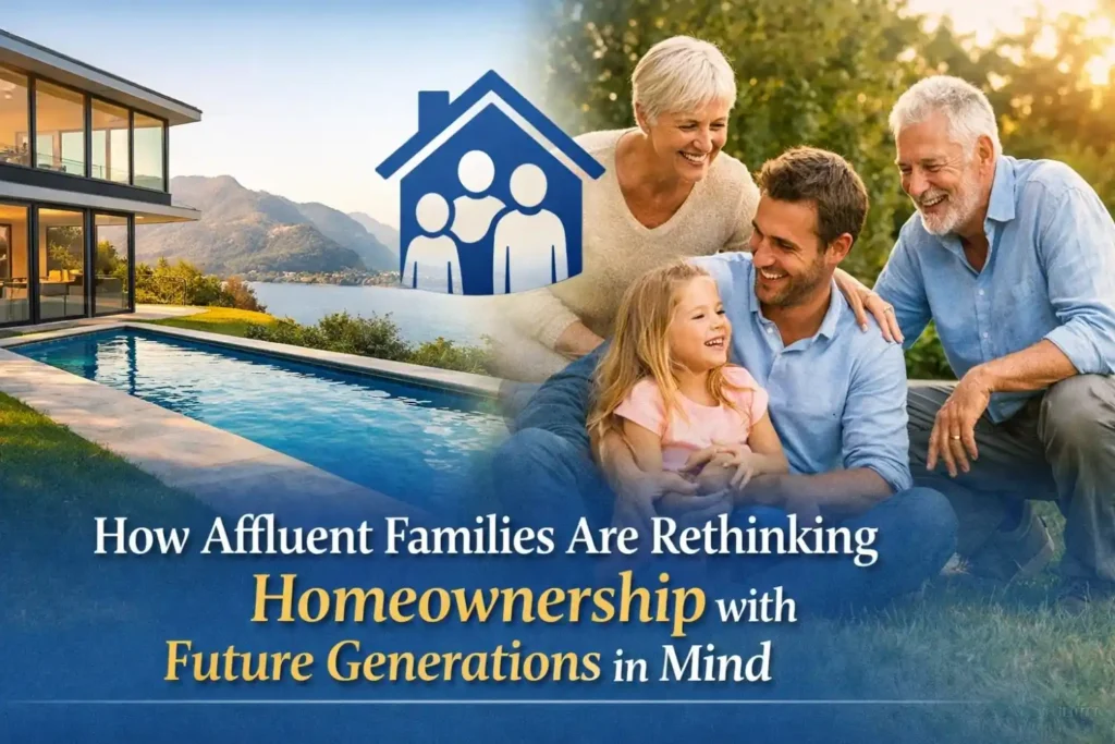 affluent families homeownership