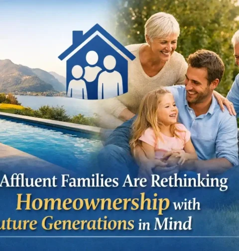 affluent families homeownership