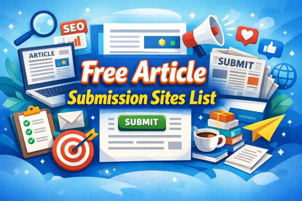 Free Article Submission Sites List