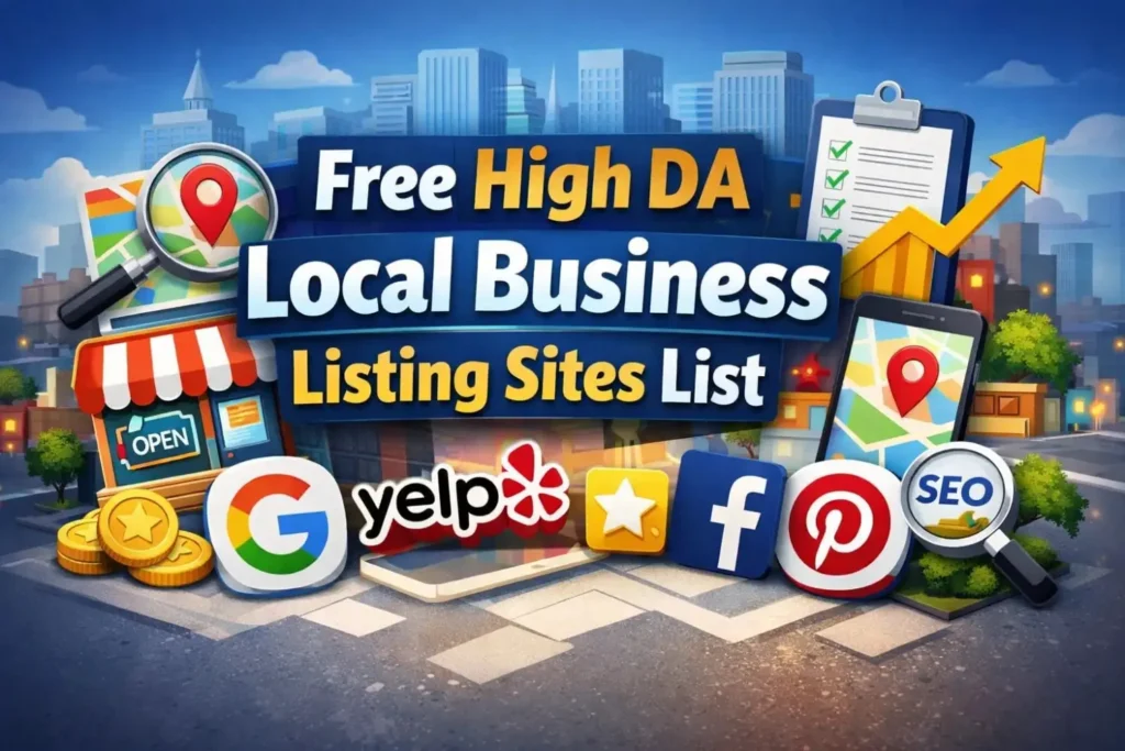 Free High DA Local Business Listing Sites List