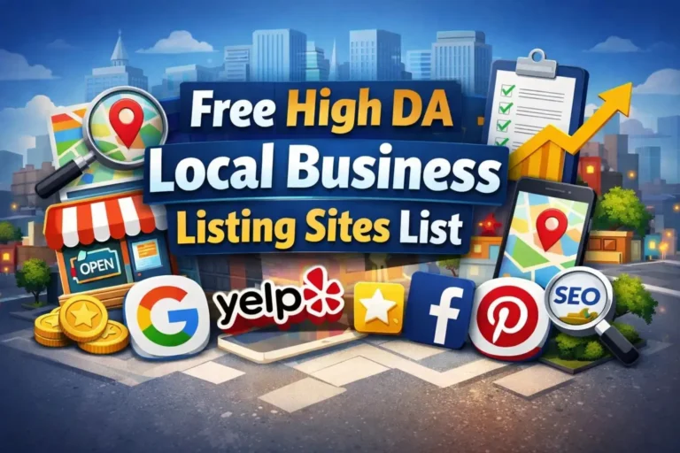 Free High DA Local Business Listing Sites List