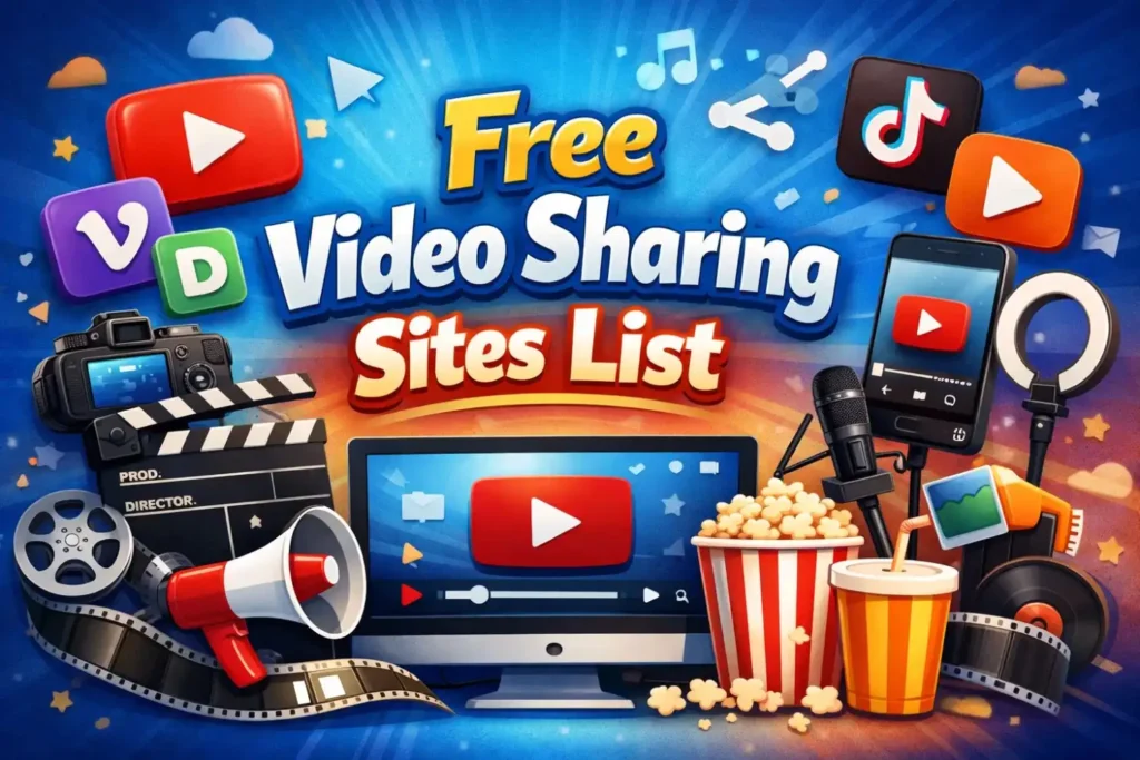 Free Video Sharing Sites List