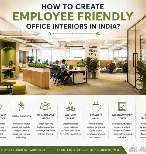 Create Employee Friendly Office Interiors In India