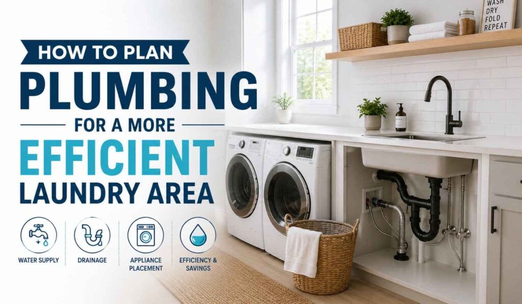 Plan Plumbing for a More Efficient Laundry Area