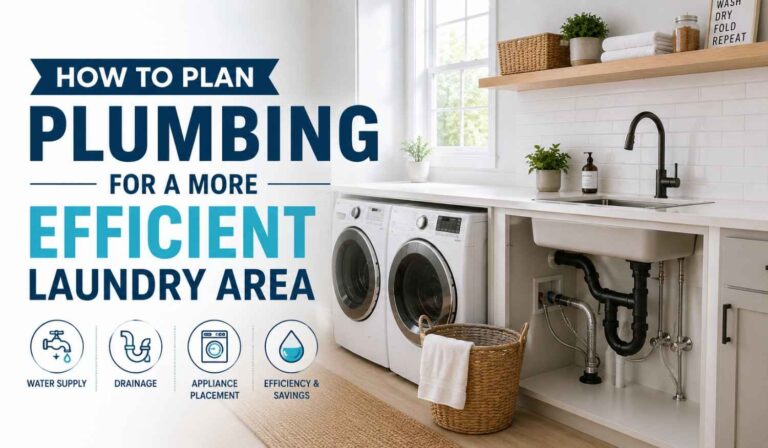 Plan Plumbing for a More Efficient Laundry Area