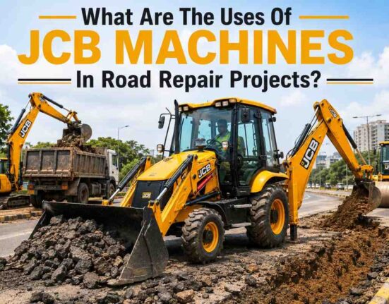 Uses Of Jcb Machines In Road Repair Projects