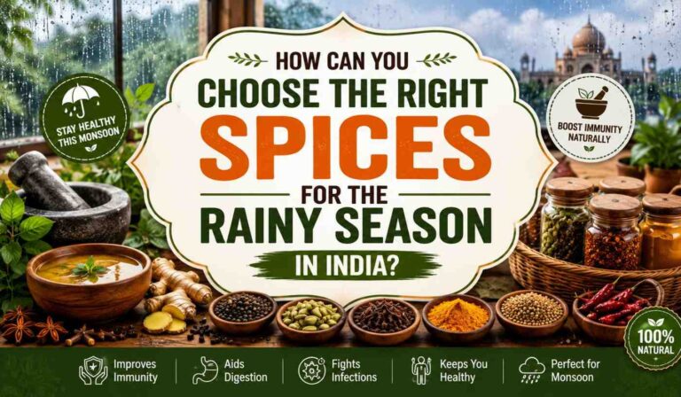 Choose Right Spices for Rainy Season in India