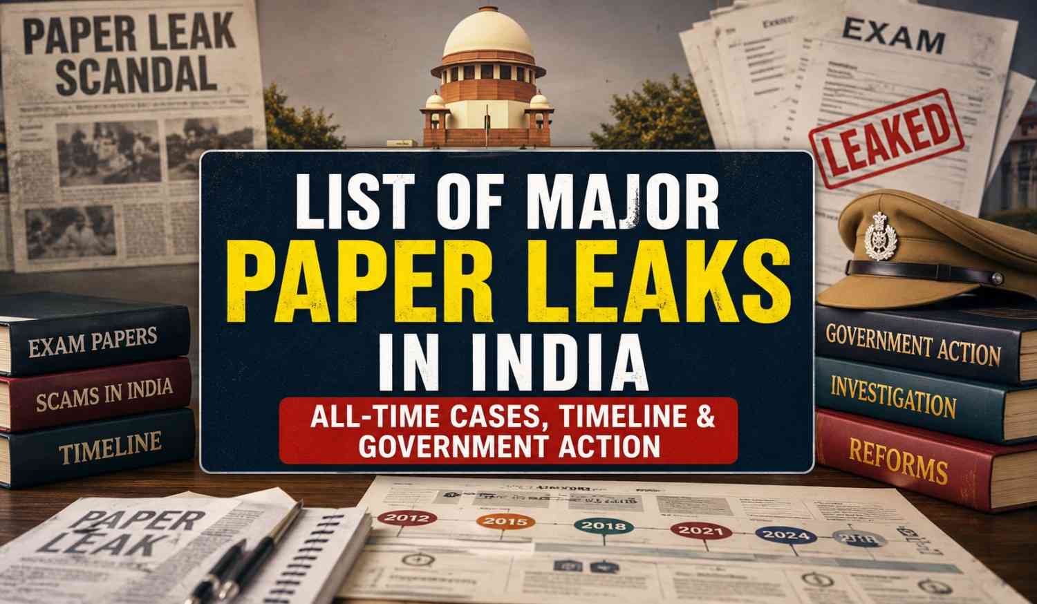 List of Major Paper Leaks in India