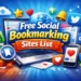 Free Social Bookmarking Sites List
