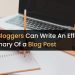 How Bloggers Can Write an Effective Summary of a Blog Post
