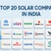 Top 20 Solar Companies in India